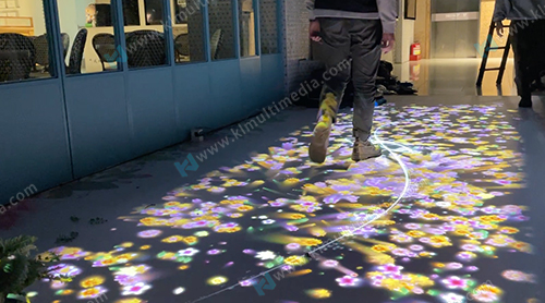 interactive floor projection games