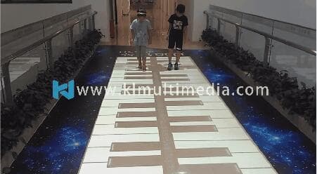 piano on the floor