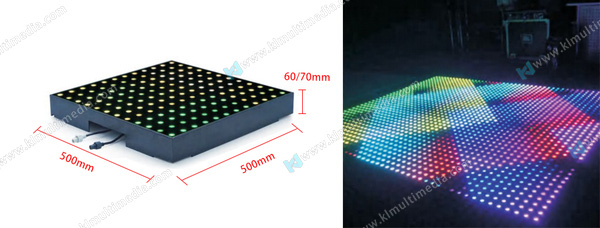Pixel floor tile light