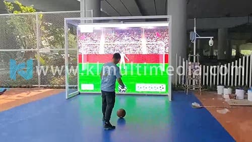 Interactive football game