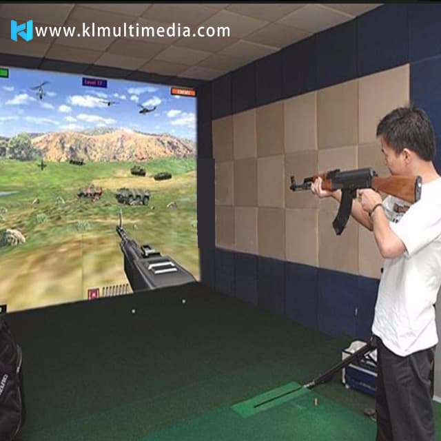 Projector Shooting Game