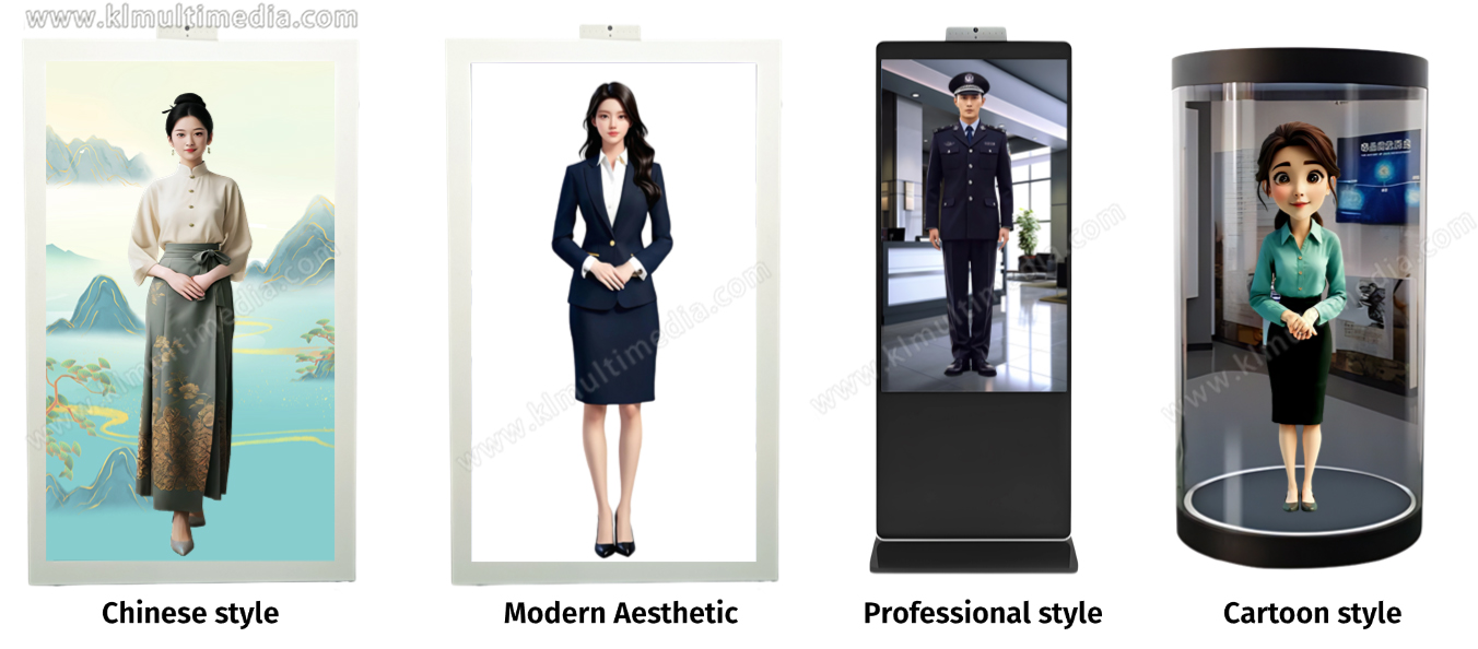 Multiple Avatar Styles for Holographic Person