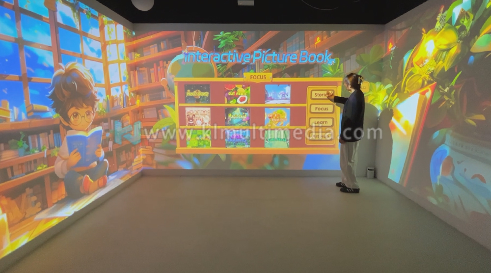 projector games on wall