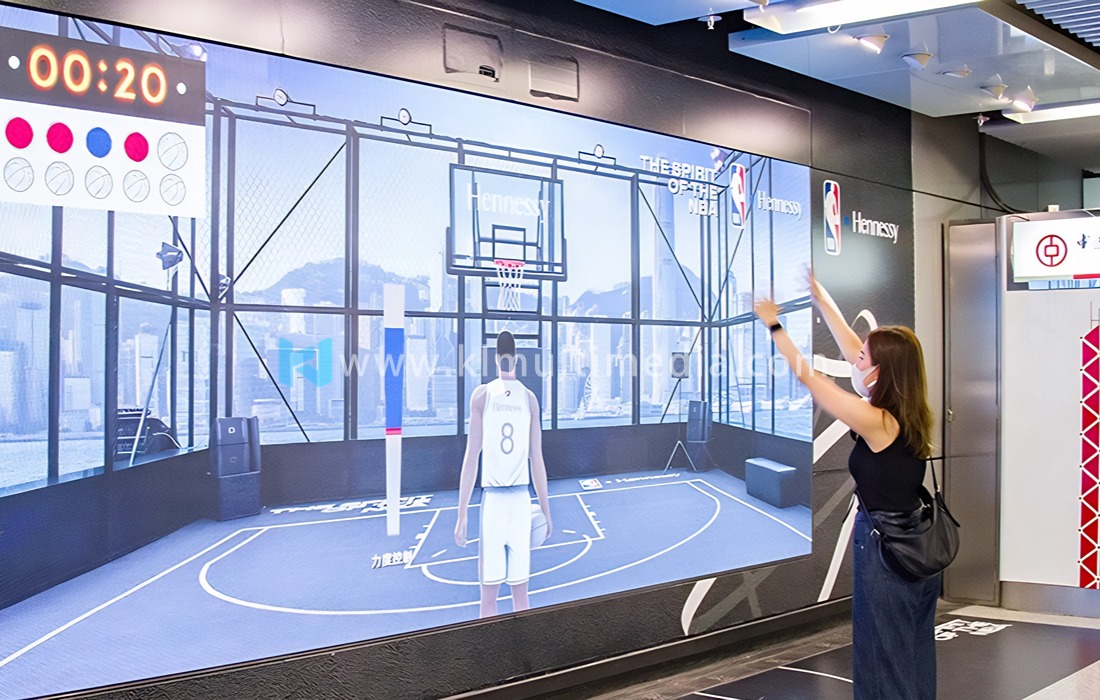 Basketball interactive game