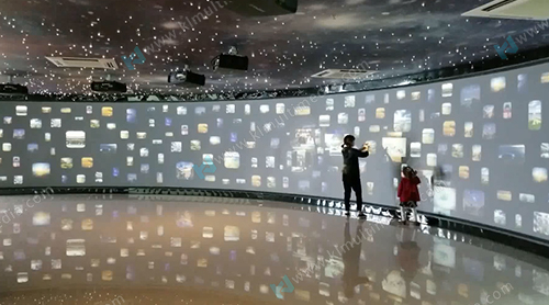projector display wall