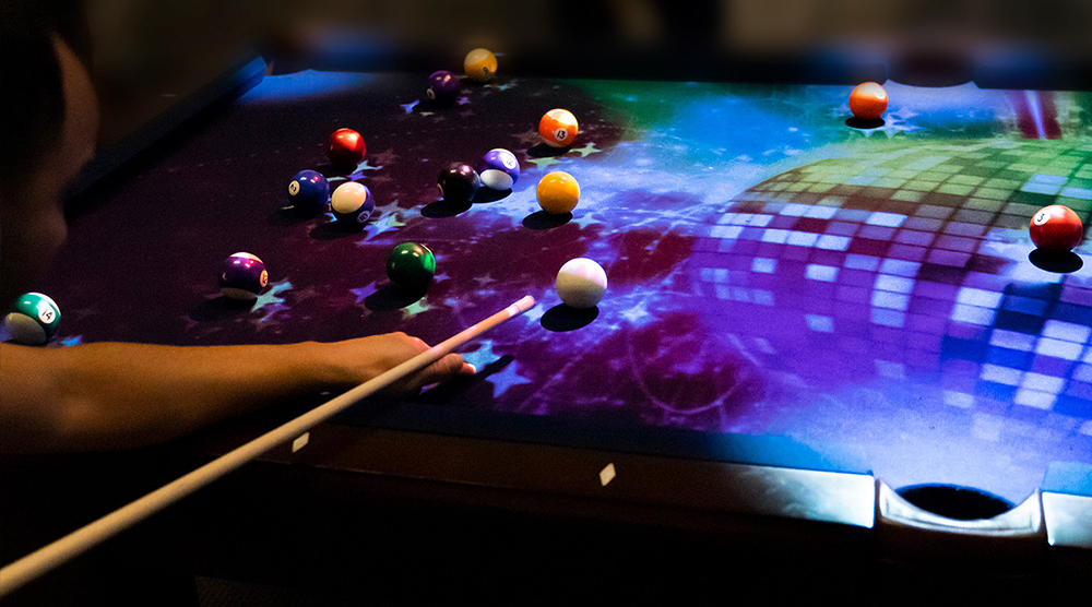 Pool Table Projector Game