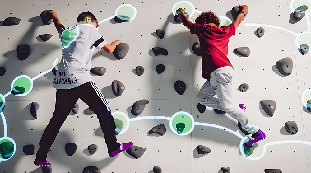 Interactive Climbing Wall