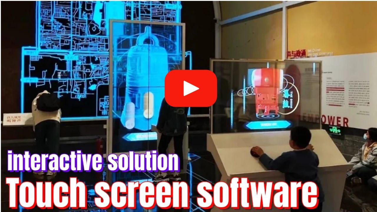 Touch Interactive Screen Software Display