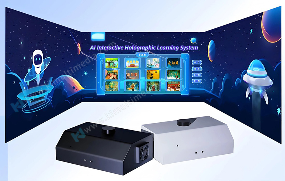 Tri-Fold Screens Projection Education Game