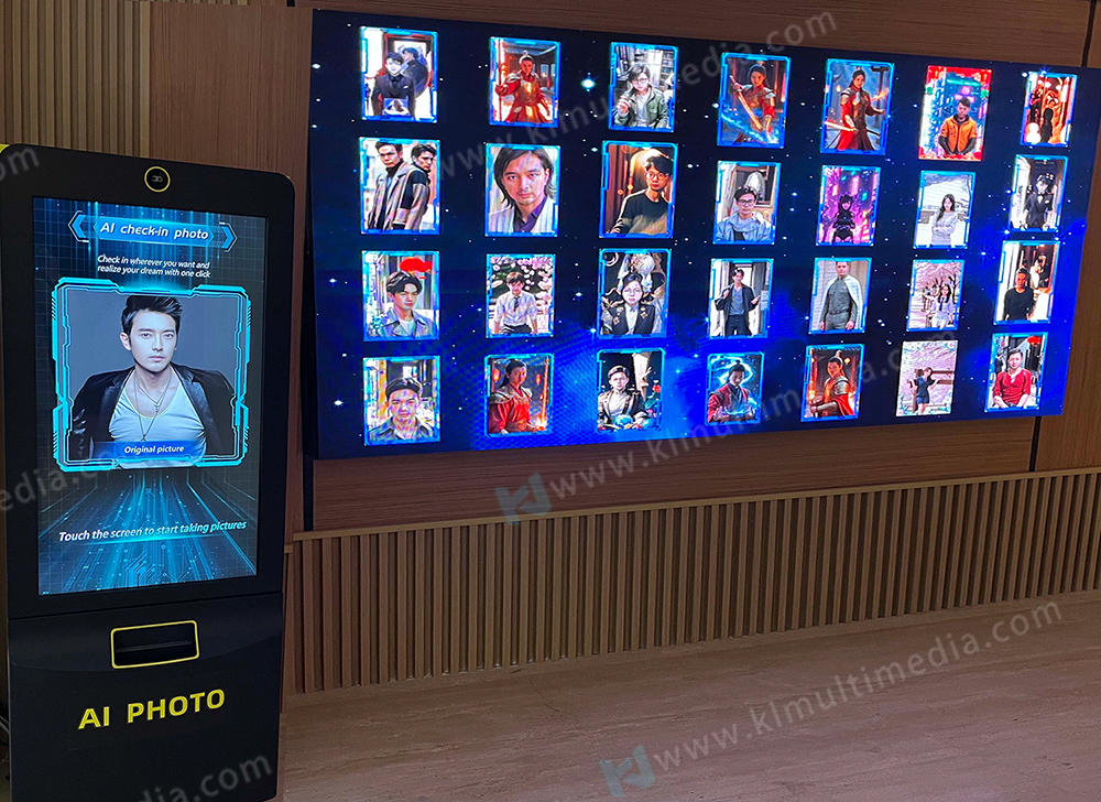 AI photobooth display