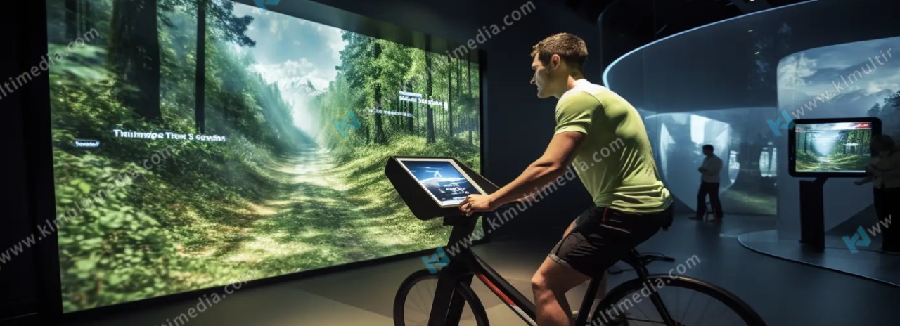 Virtual Cycling Simulator Virtual Bike Support game customized