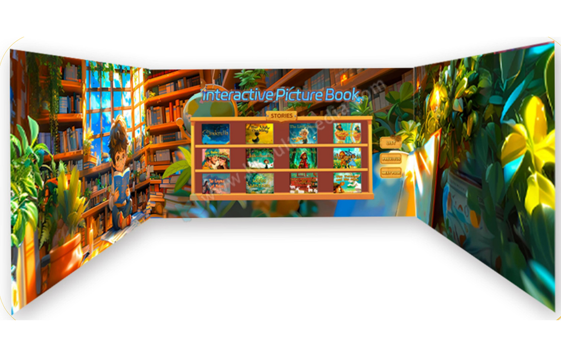 Tri-Fold Screens Projection Classroom