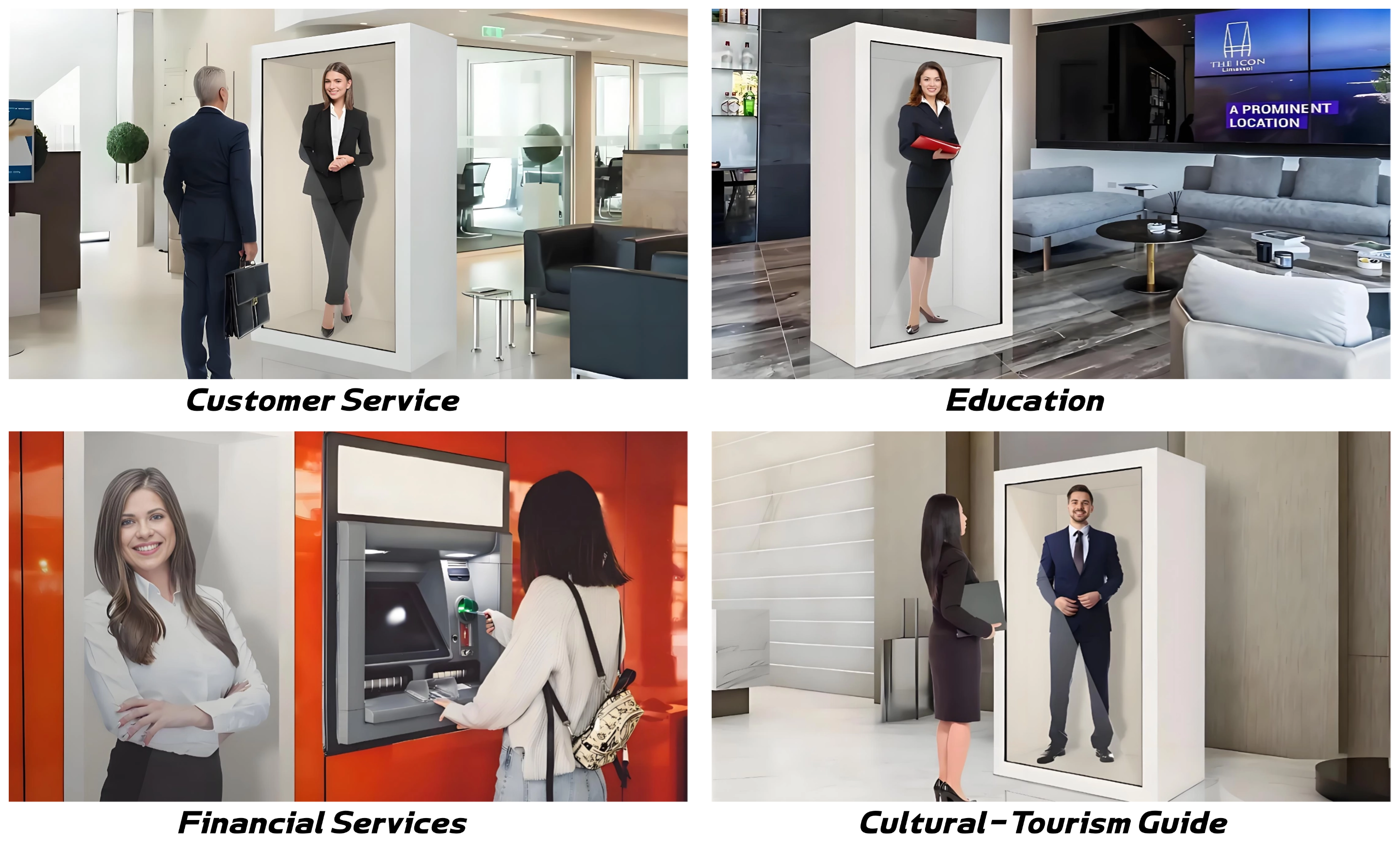 Use Cases of hologram person