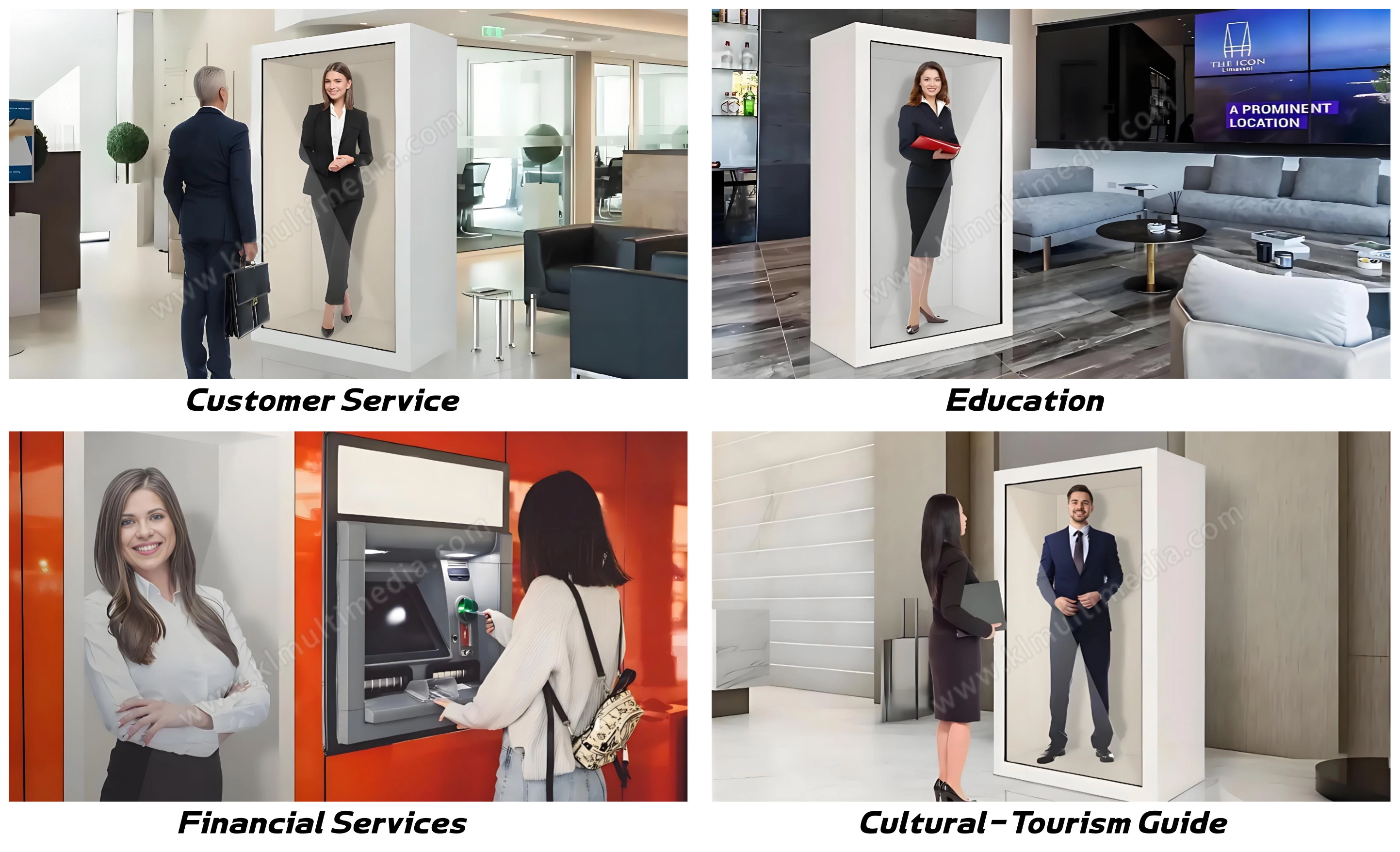 Use Cases of hologram person