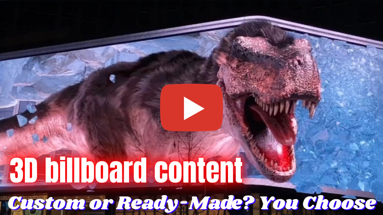 3d billboards video display