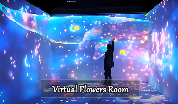 Virtual flowers room