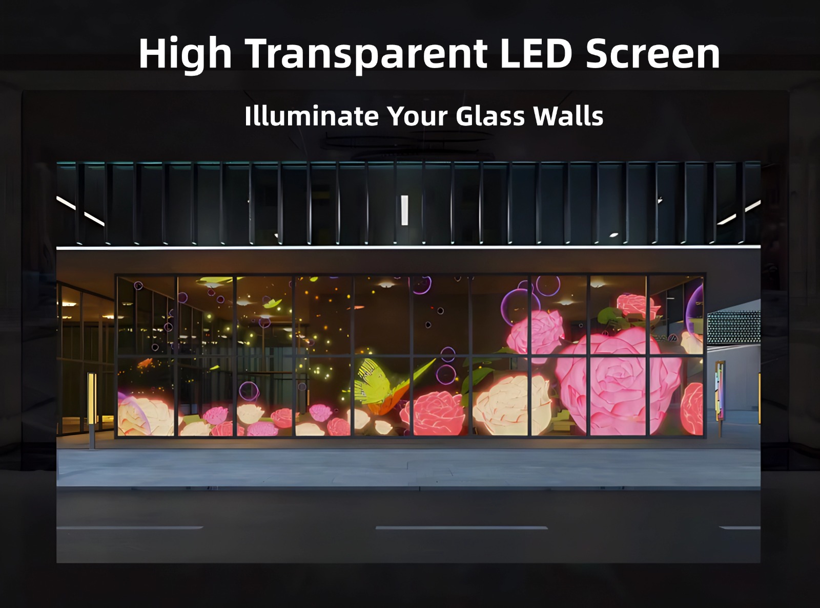 hight transparent led screen