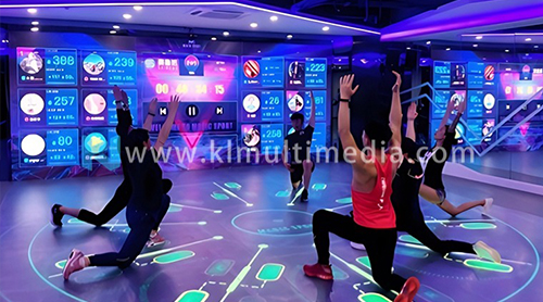 Immersive fitness game